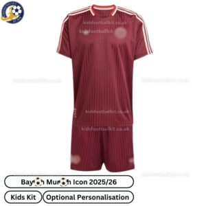 Bay^_^rn Icons Kids Football Kit 2025_26 (No socks)